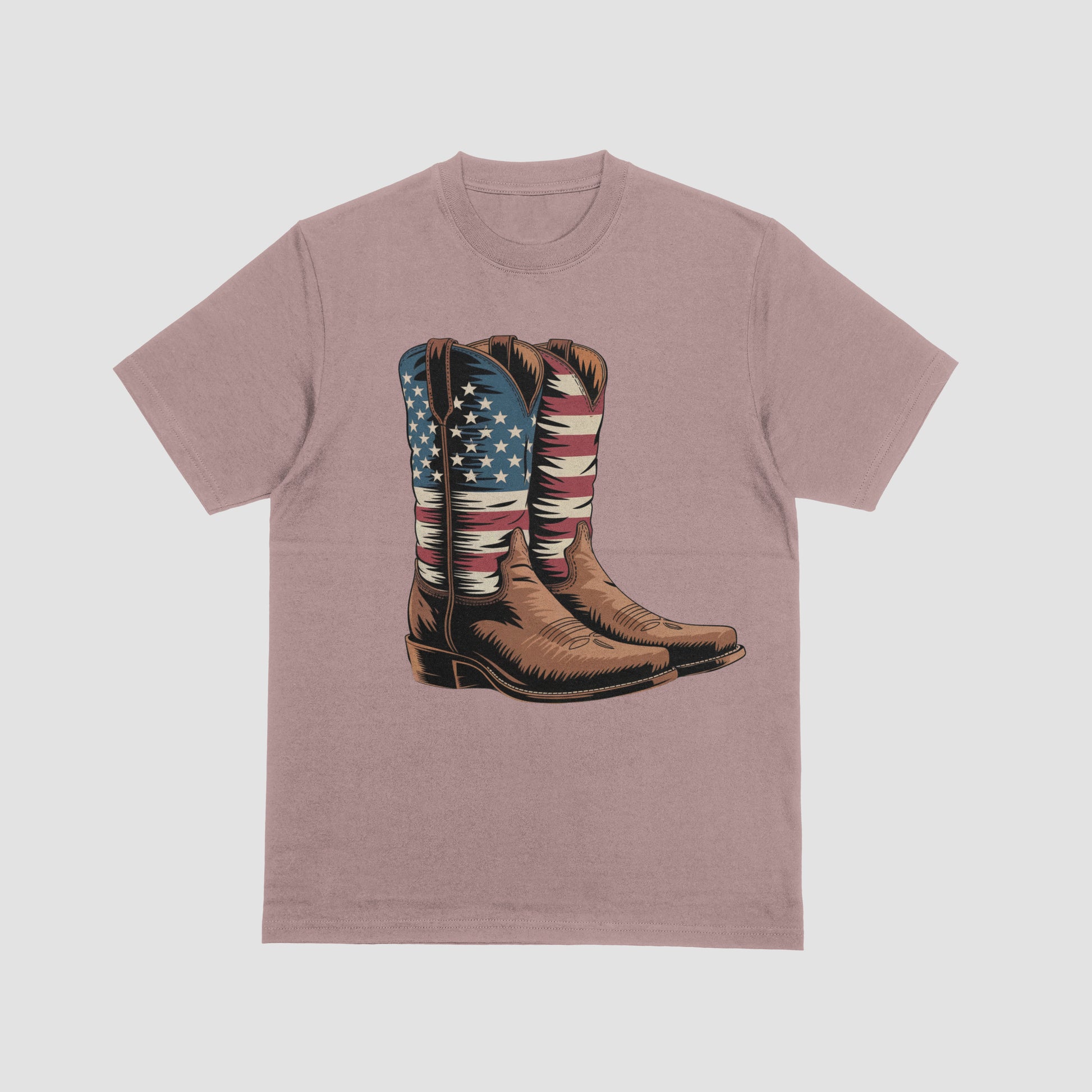 Stars and stripes cowboy boots vintage style