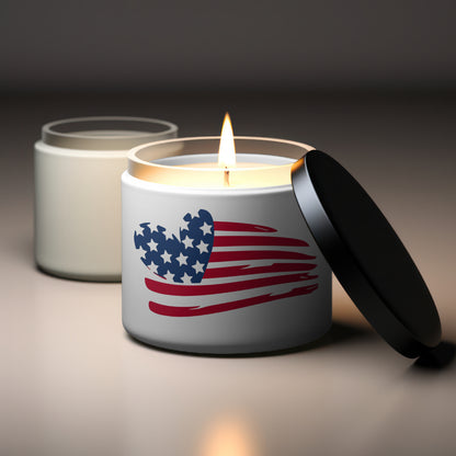 "Heart Stars American flag illustration in SVG, PNG, JPEG for patriotic decor."