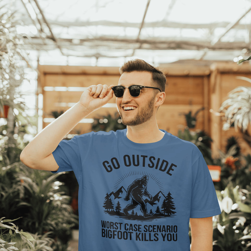 Funny Bigfoot PNG with transparent background for Cricut projects
