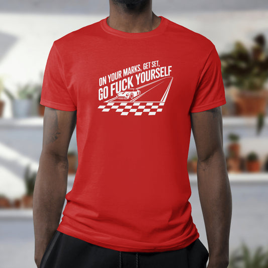 Sarcastic racing-inspired adult humor digital file
