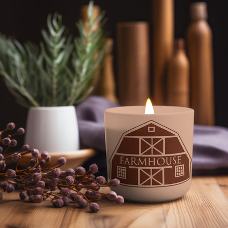 Brown Farmhouse Design Graphic PNG