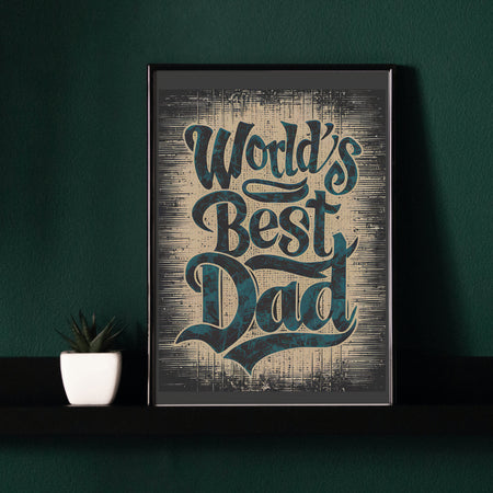 "Calligraphic Fatherhood Celebration Art"