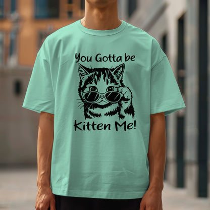 Funny cat SVG with black and white silhouette