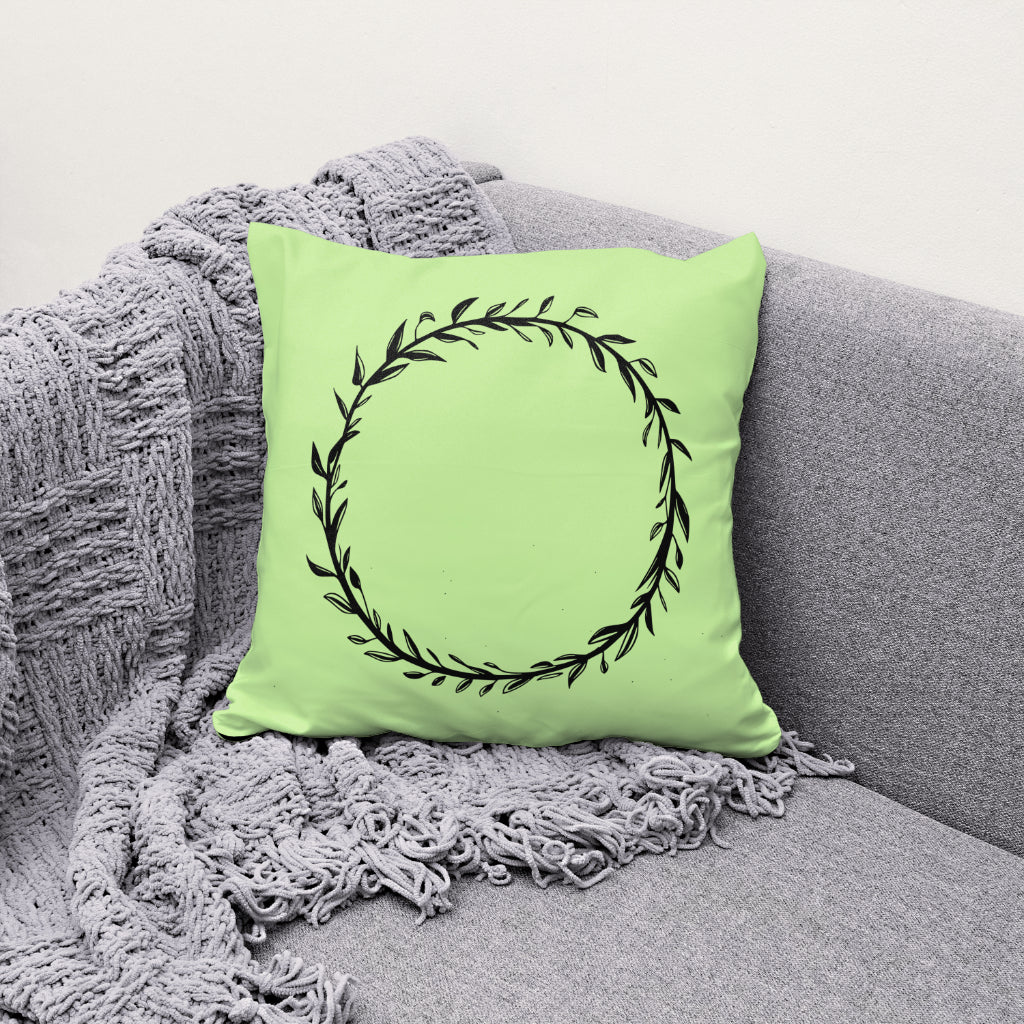 High-resolution floral wreath SVG for engraving and vinyl cutting
