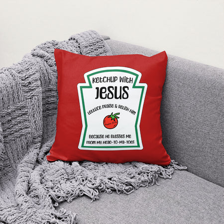 Faith-inspired "Ketchup with Jesus" graphic PDF
