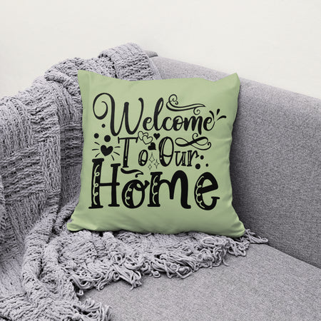 Elegant Welcome to Our Home DXF Design
