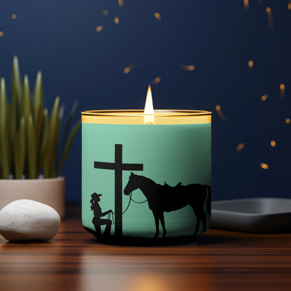 Christian cowgirl SVG with transparent background