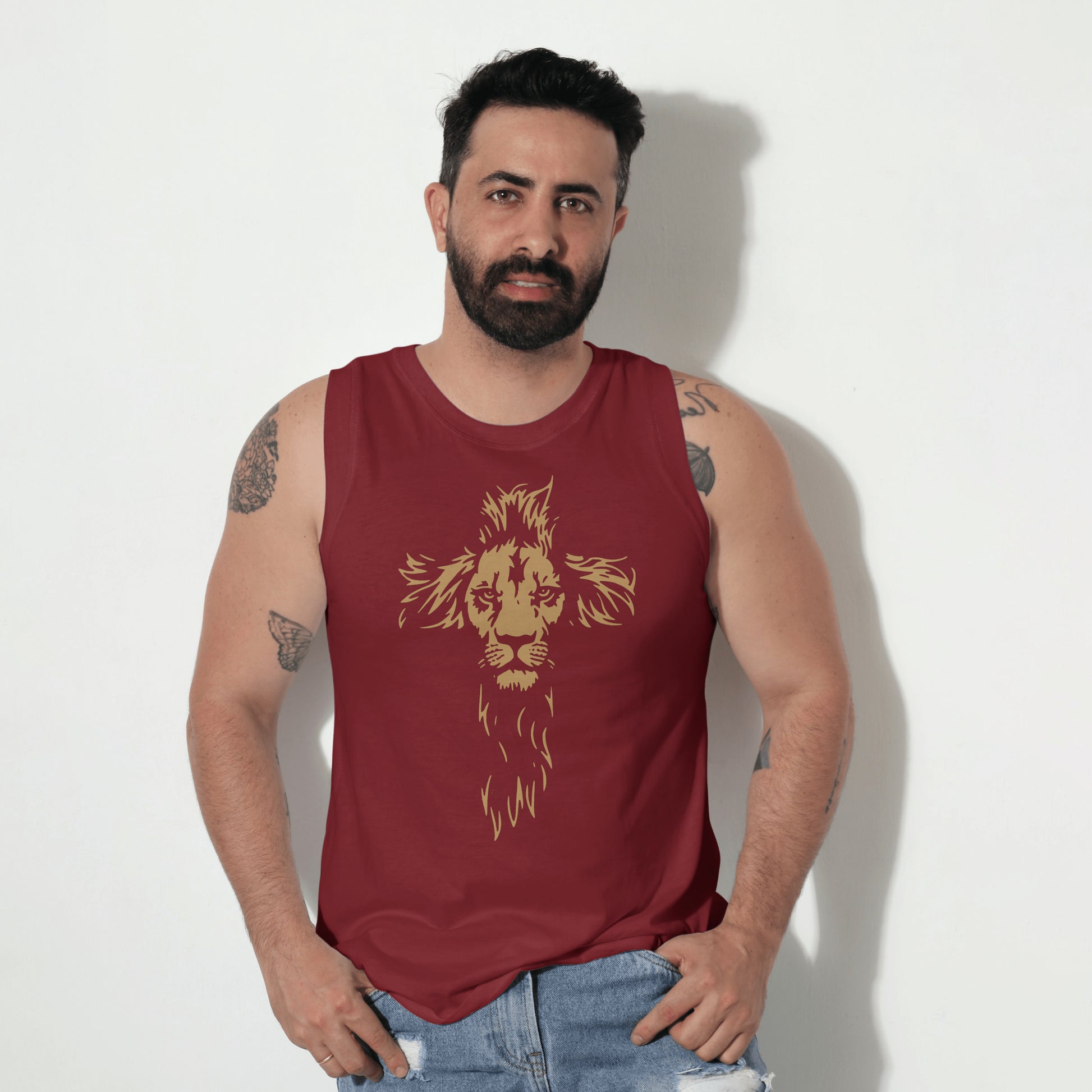 Bold faith design for Christian men’s shirt