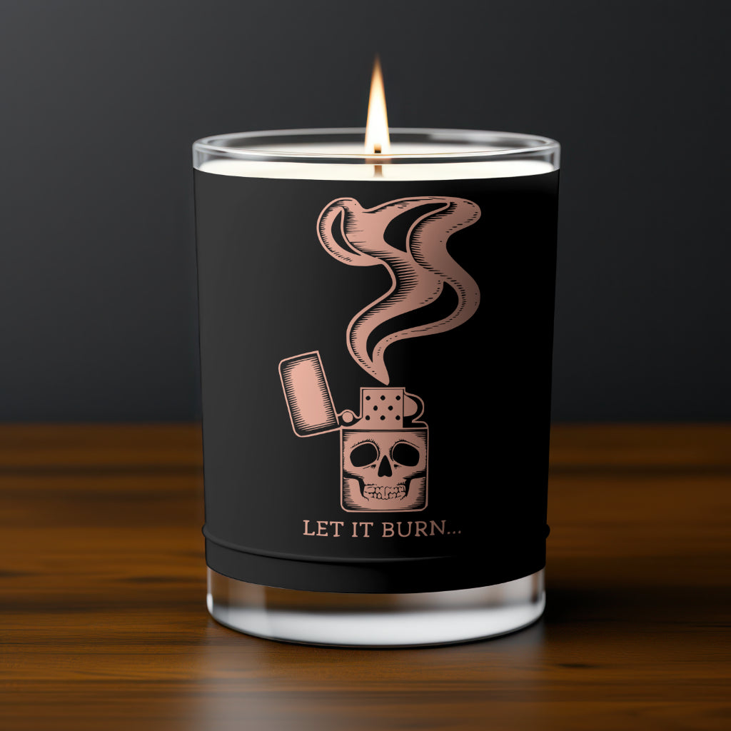 Let It Burn SVG | Skull Lighter Vector Graphic for Cricut & Sublimation

