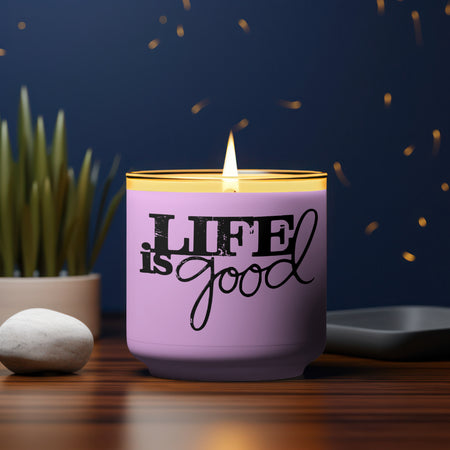 Distressed Black Life is Good PNG Design
