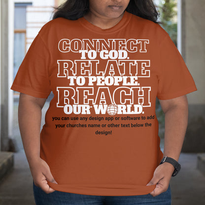 custom church t shirts template