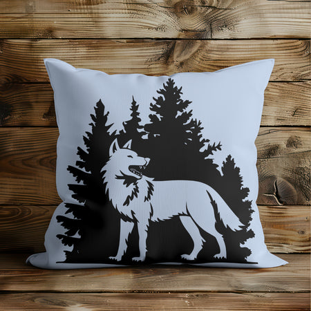 Forest wolf vector PNG
