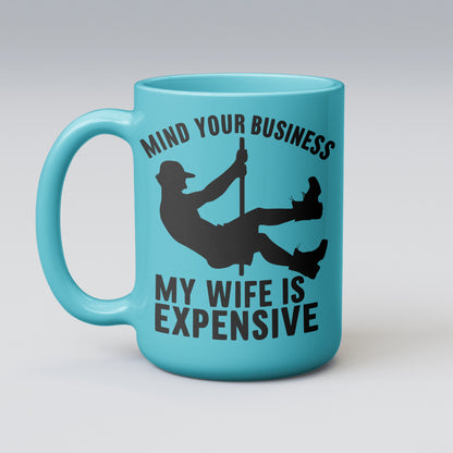 "Playful Marriage Humor Silhouette Art"