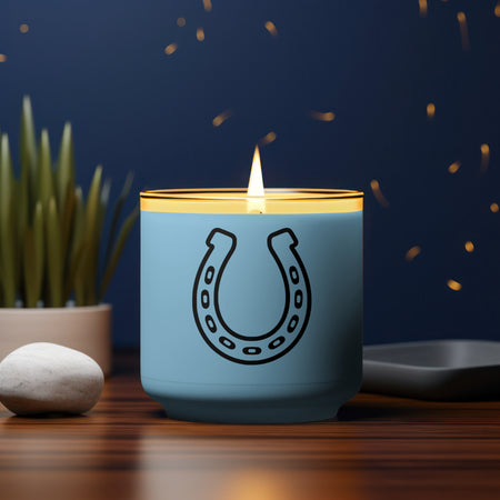 Horseshoe PNG with simple side-view design for crafting
