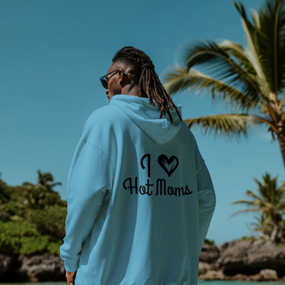 Cricut-ready bold text SVG design for “I Heart Hot Moms” project