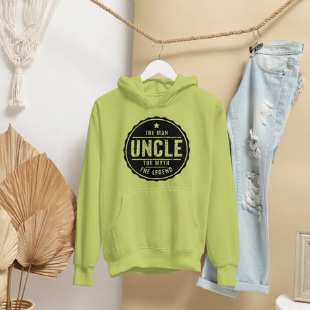 "Vintage-style badge for uncle with star and layered text, in SVG, PNG, JPEG."