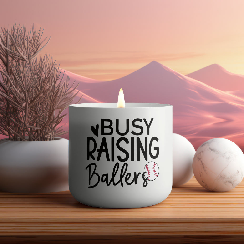 SVG for sports moms – Busy Raising Ballers with a baseball theme
