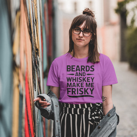 "Bold Text Design for Beards and Whiskey Lovers"