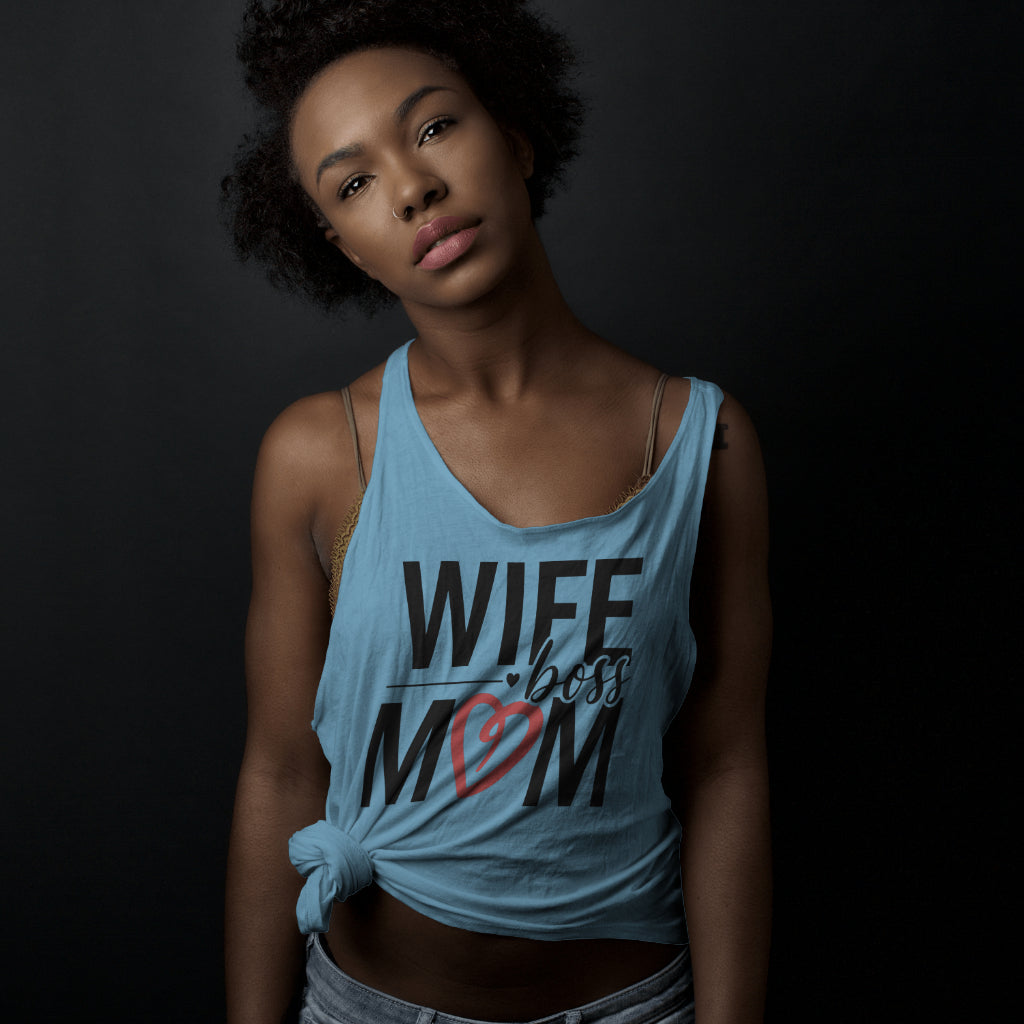 "Bold Wife MOM Boss Typography for Apparel and Decor"