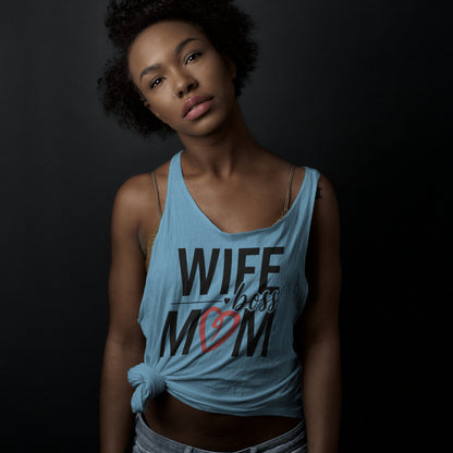"Bold Wife MOM Boss Typography for Apparel and Decor"