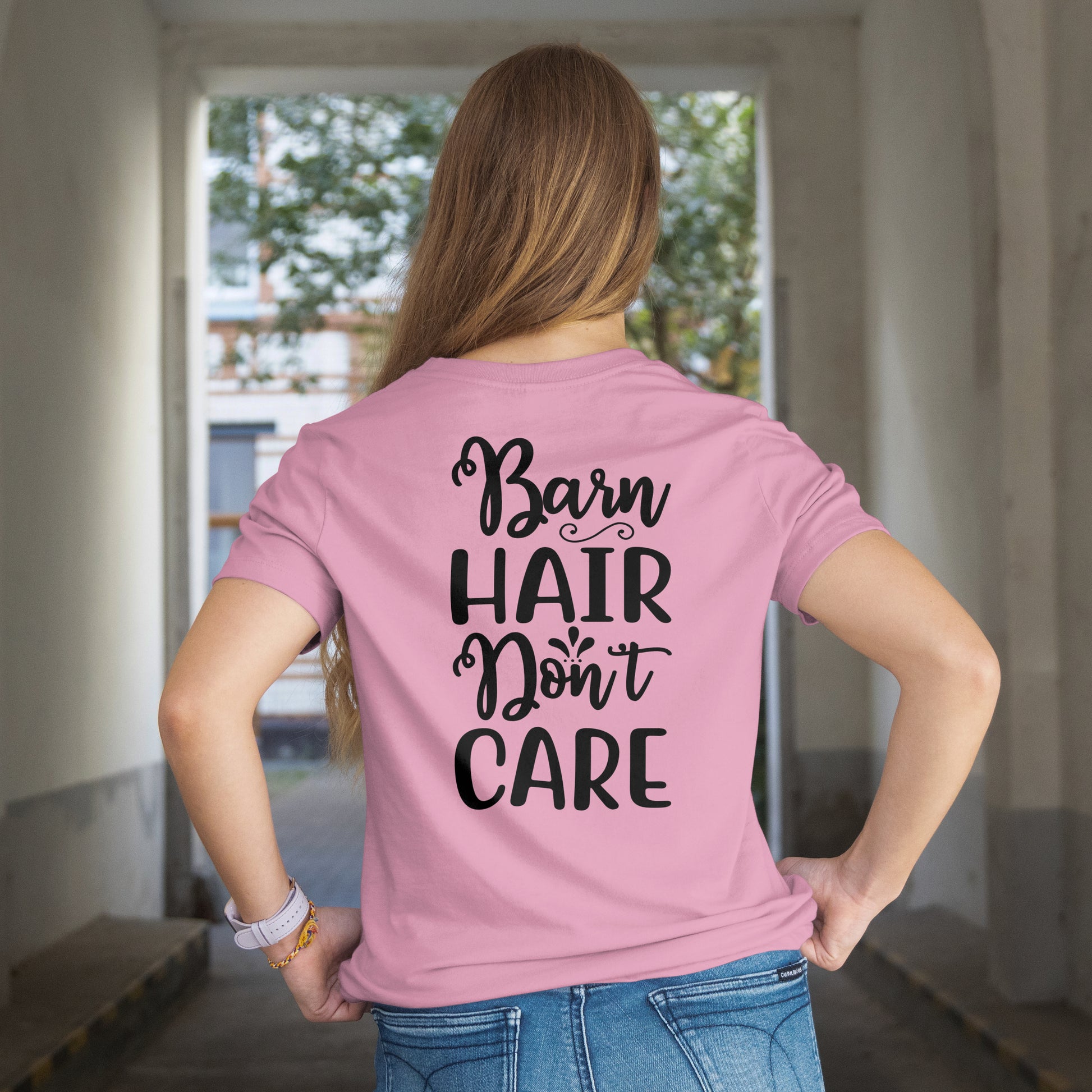 barn hair don’t care svg farm girl t shirt graphic