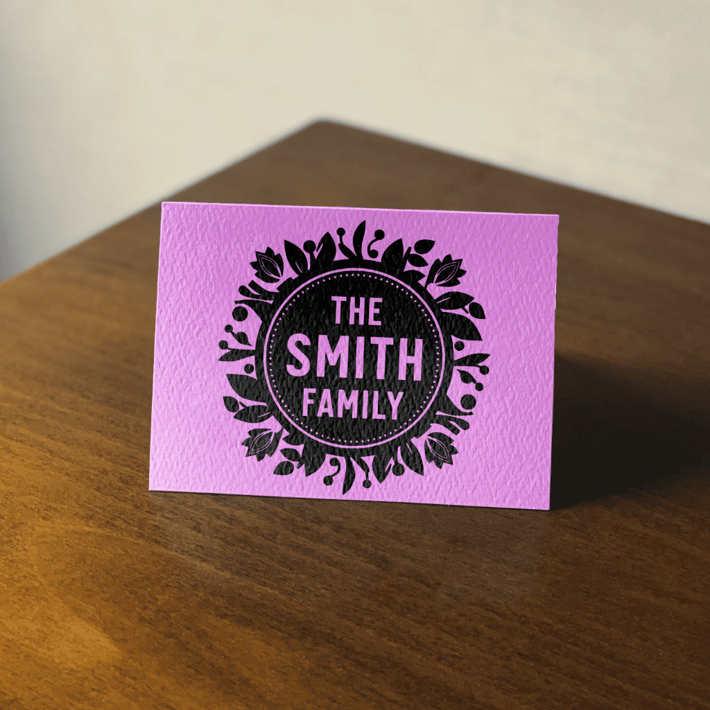 The SMITH Family Monogram Design PNG