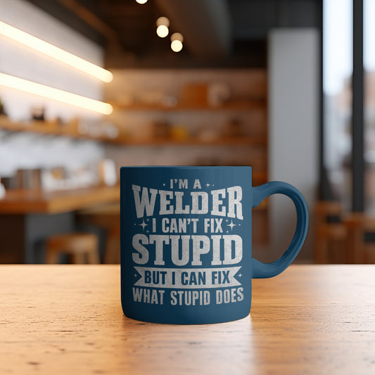 Funny welder SVG design for t-shirts and engraving
