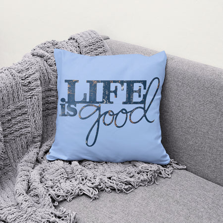 Cursive Life is Good PNG Transparent Design
