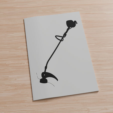 Solid Black Strimmer Illustration PDF
