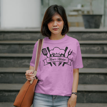 Black silhouette of chef hat with kitchen tools