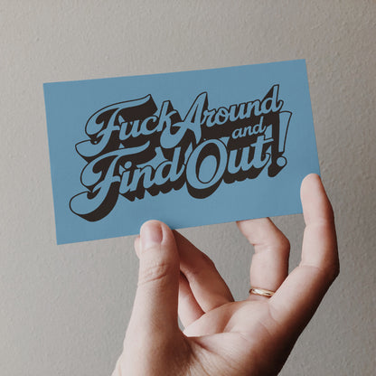 F Around and Find Out SVG digital download
