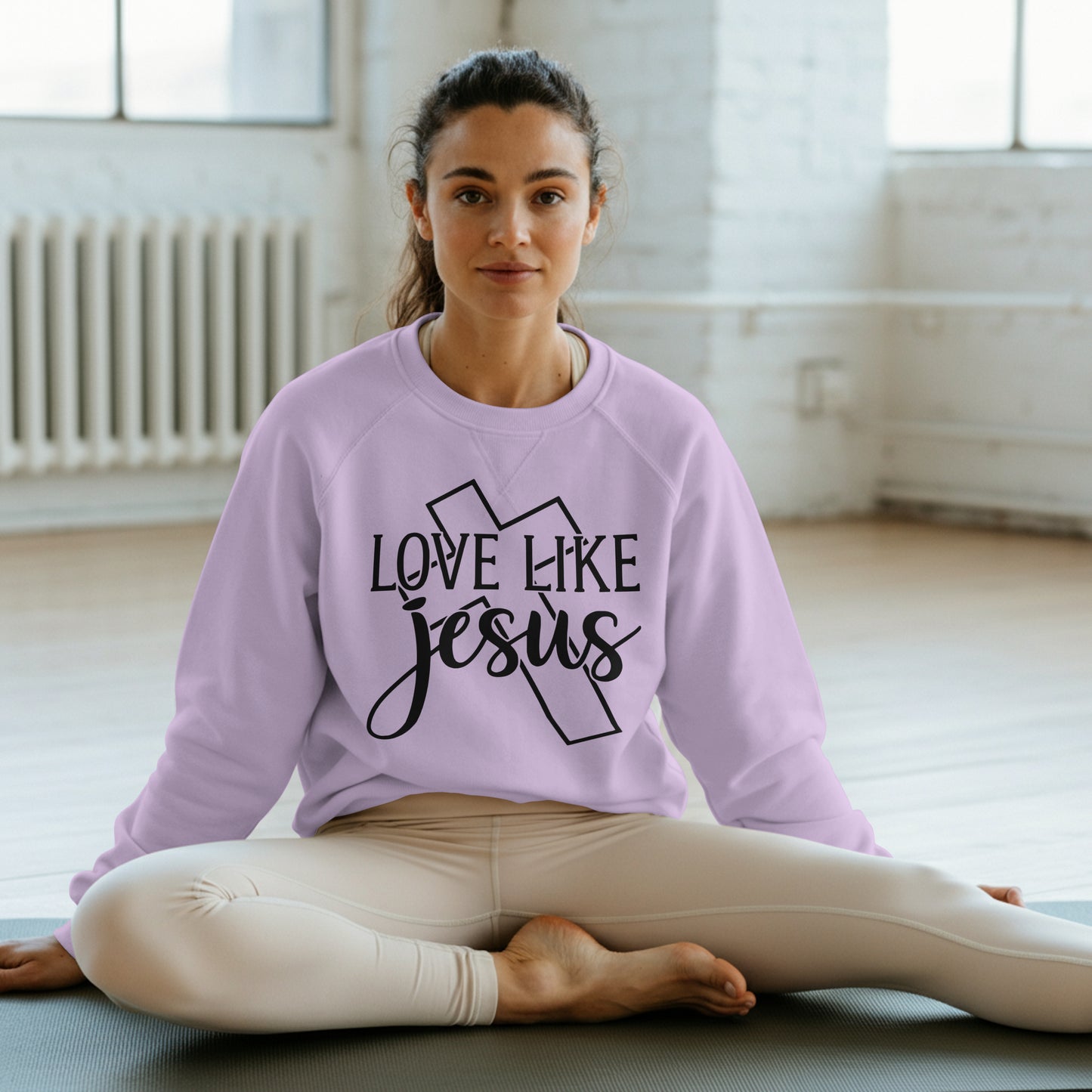 faith based svg design love like jesus transparent
