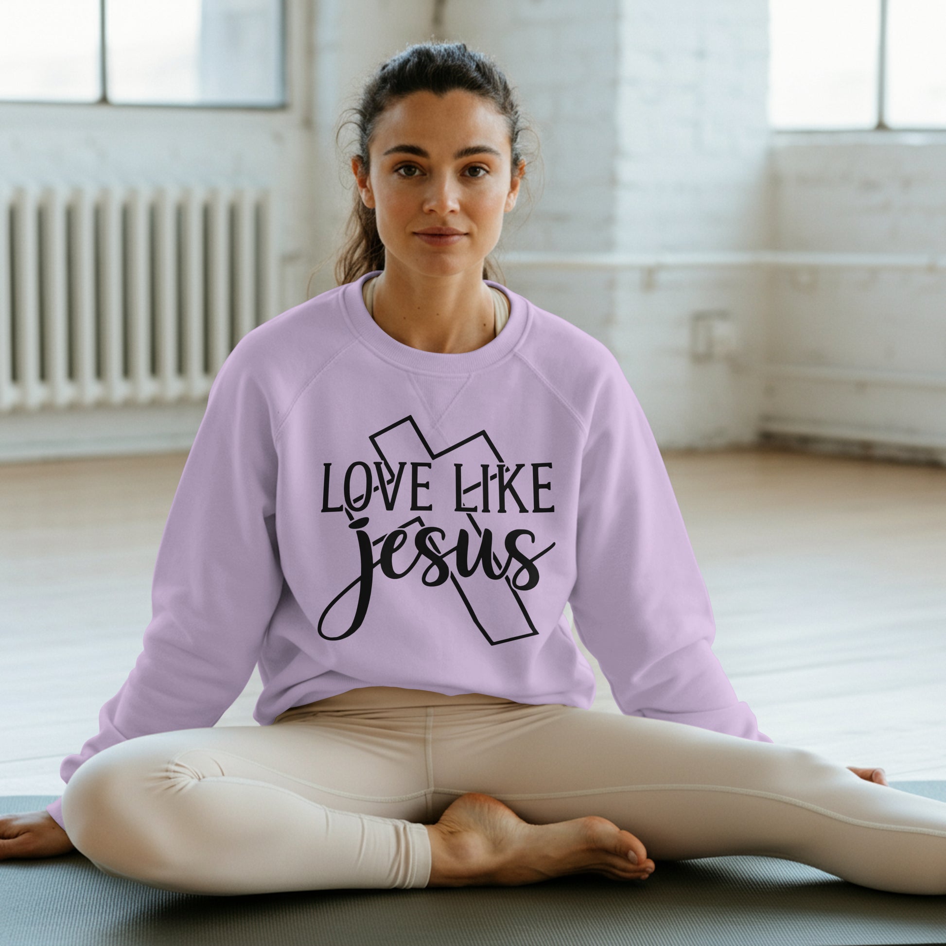faith based svg design love like jesus transparent