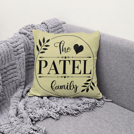 The PATEL Family Monogram Design PNG