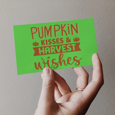 Pumpkin and Harvest Typography PNG
 svg