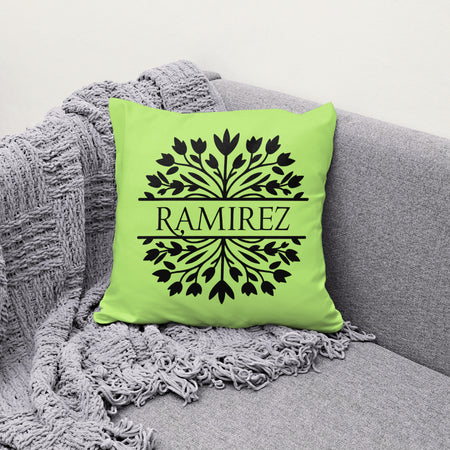 Elegant Family Name Monogram 'RAMIREZ' PNG