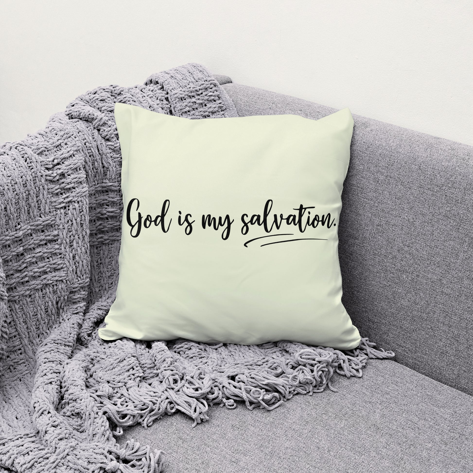 God is my salvation svg design