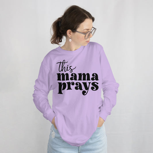High-resolution praying mom SVG for faith-based DIY projects
