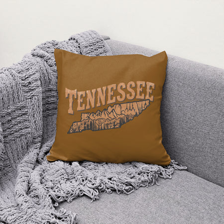 Tennessee state typography illustration
