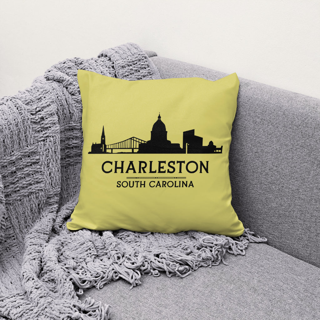 Charleston city skyline with bridge SVG
