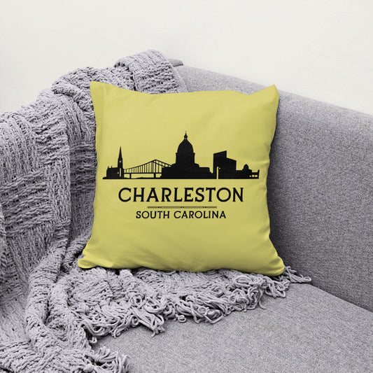 Charleston city skyline with bridge SVG
