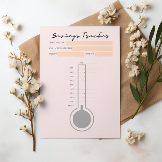 "Comprehensive Savings Tracking Pages"