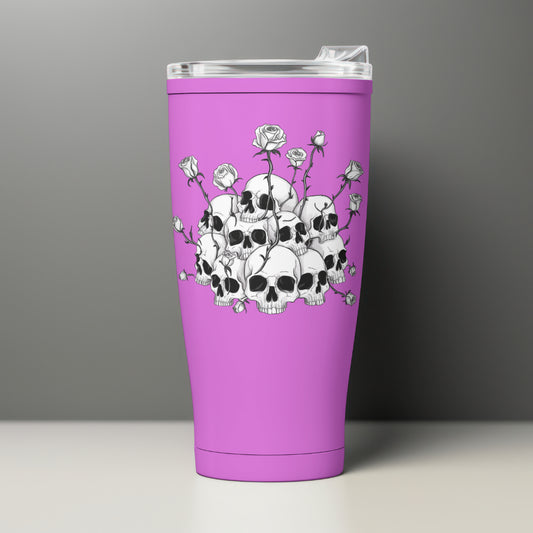 Skull and Roses PNG digital download
