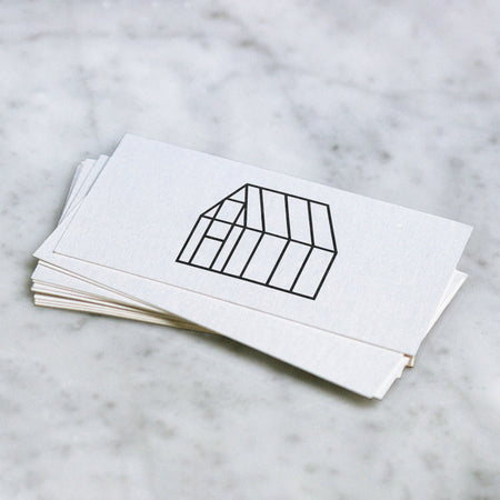 Minimalist greenhouse PNG with triangle roof