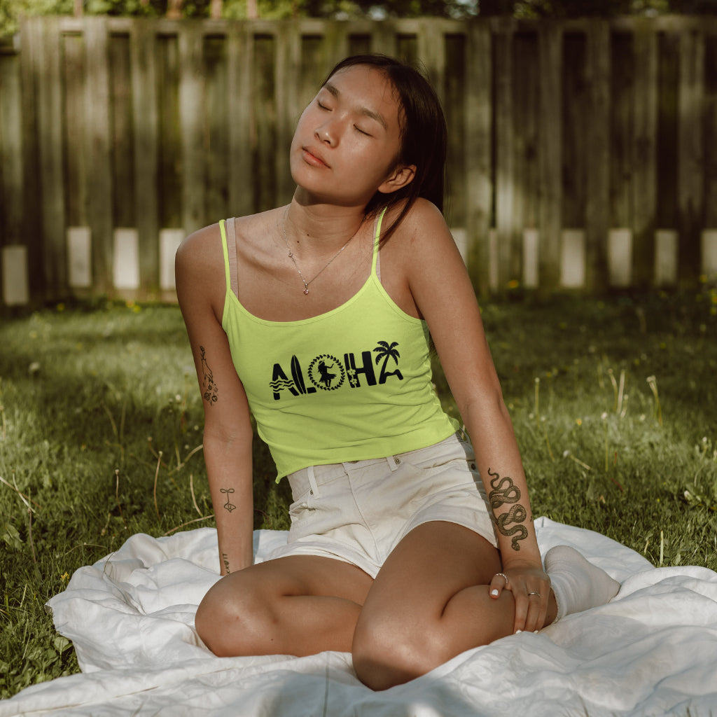 Aloha SVG - Hawaiian Tropical Silhouette Design

