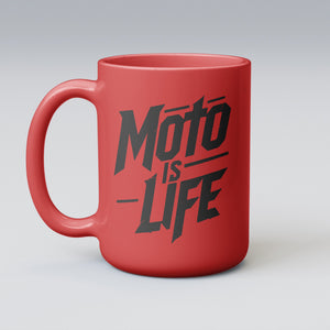 "Motorcycle Enthusiast MOTO IS LIFE Design"