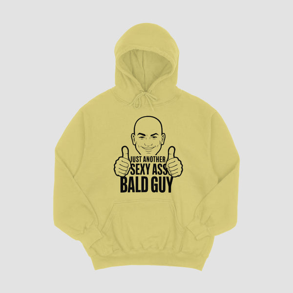 Bald Guy Silhouette Design PNG
