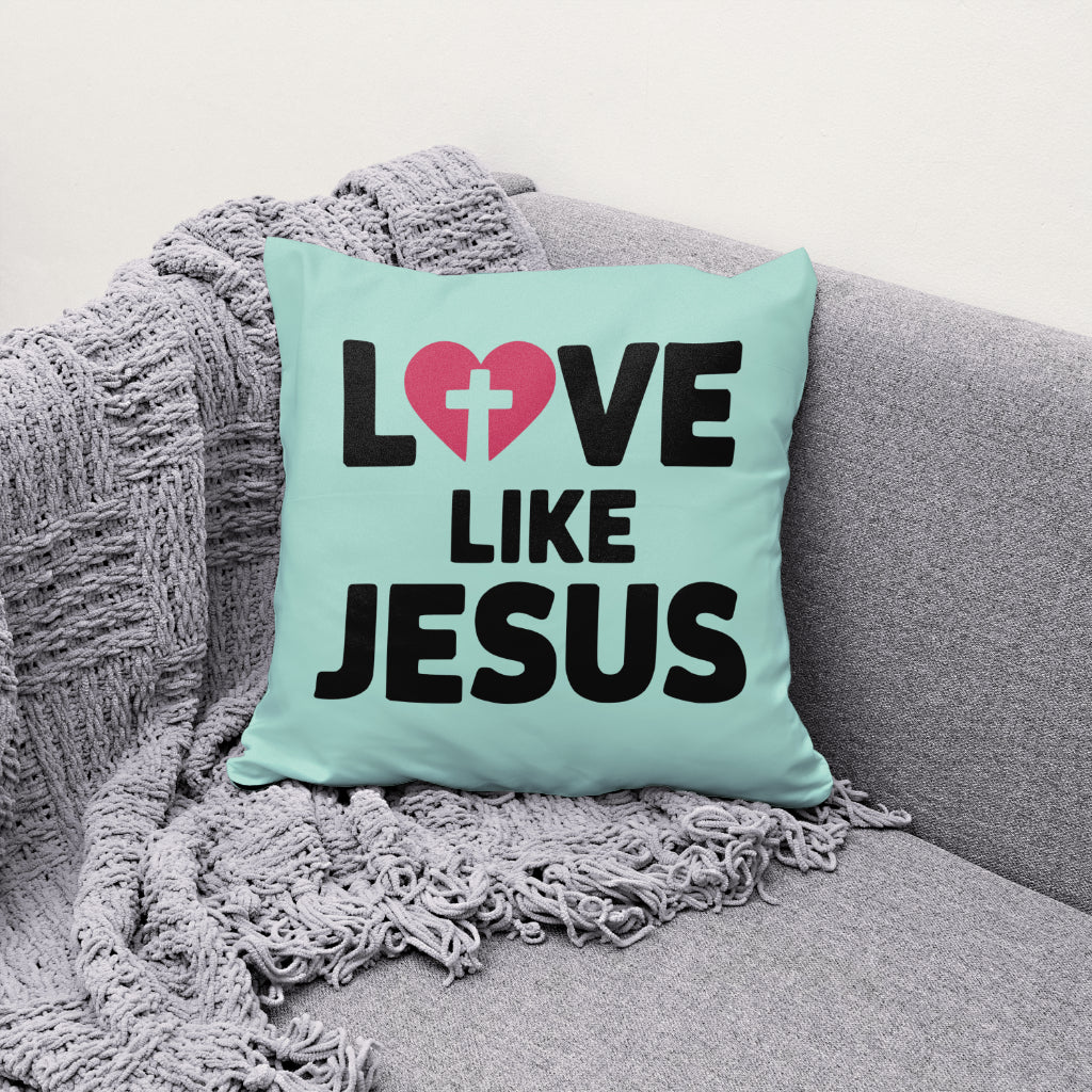 Bold Love Like Jesus SVG faith-based typography for crafts
