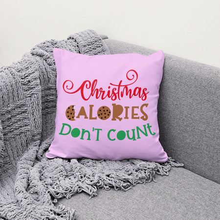 Decorative Christmas Calories Don’t Count graphic for Cricut DXF
