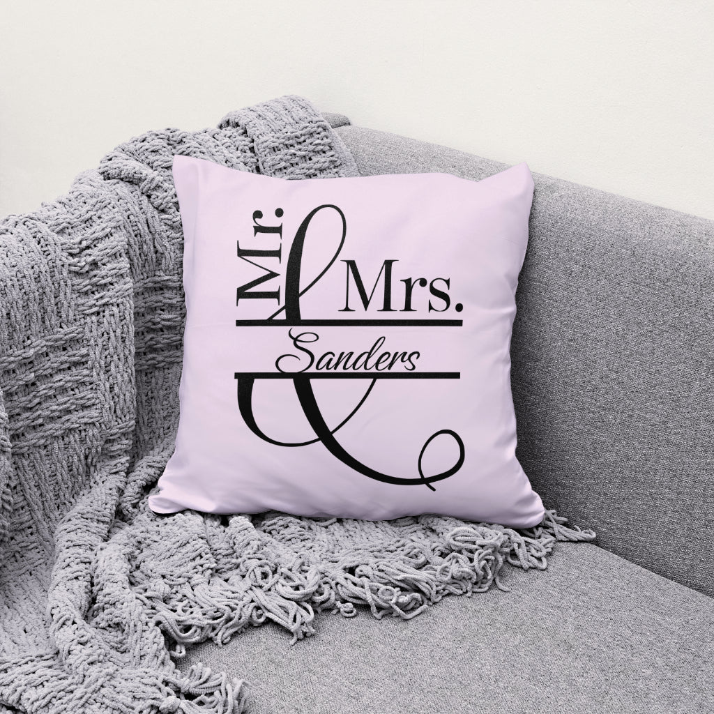 Mr & Mrs monogram SVG digital download for Cricut and Silhouette

